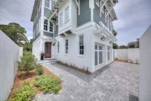 Sea Nest is a gated, Mediterranean influenced community on 30a that is home to 125 Sand Oaks Circle, a brand new Florida cottage brimming with style and architectural character.